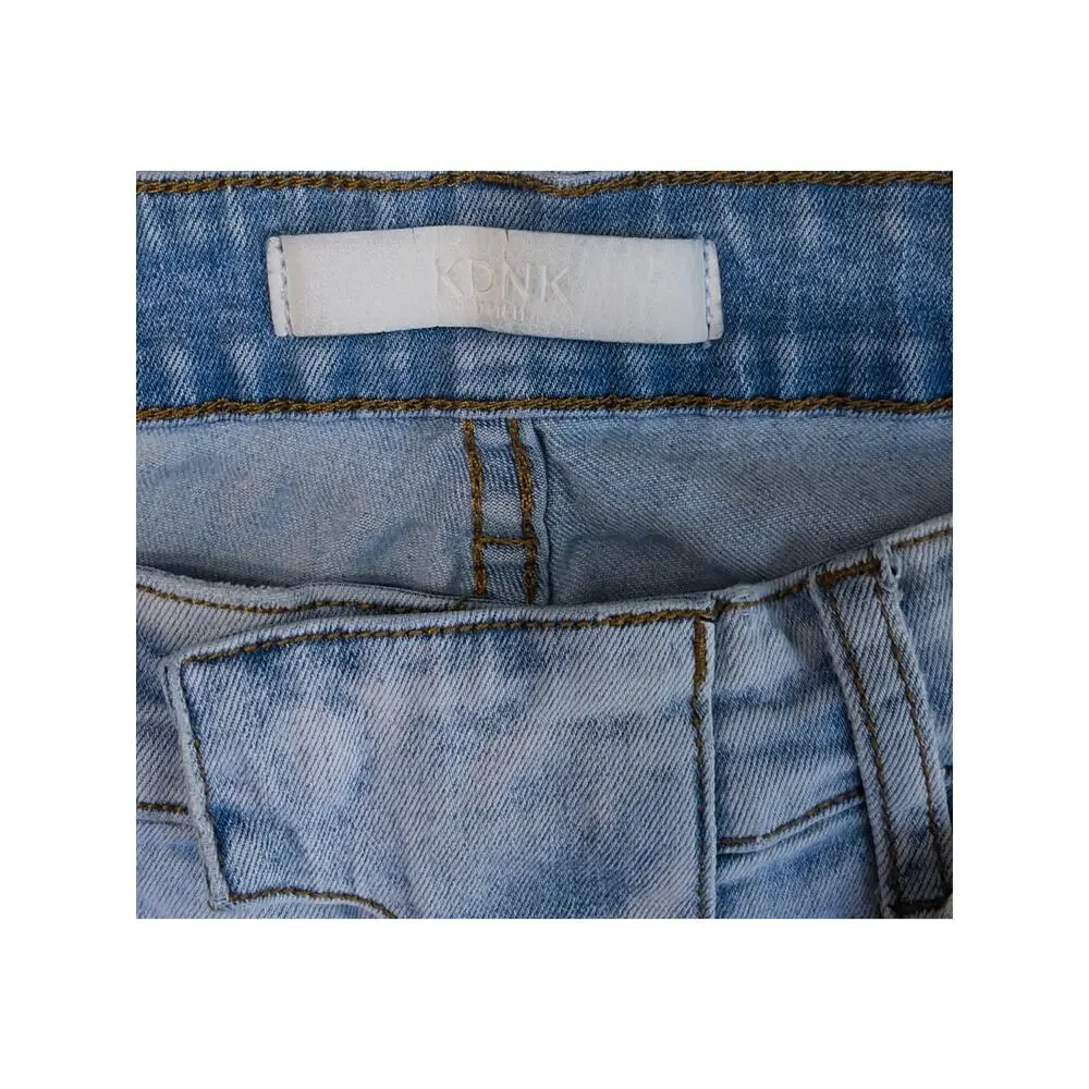 KDNK 1141411 Moto Jeans sz 32‎ distressed thrashed Y2K streetwear biker